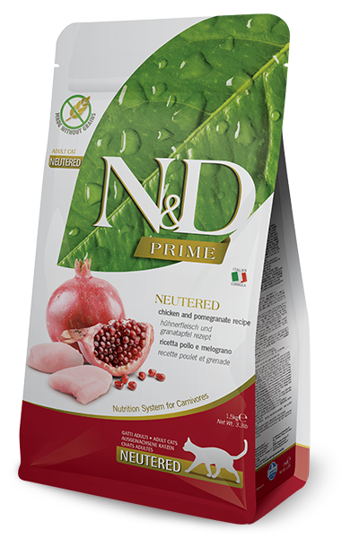 Farmina - N&D Prime - Chicken and Pomegranate Neutered Recipe (Dry Cat Food)